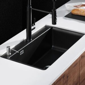 【格蘭登】美國 KOHLER Cairn Neoroc 花崗岩水槽 80cm 上嵌／下嵌 K-27816T-2HD-UM1