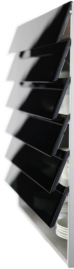 Kesseboehmer電動百葉展示櫃 側面照
