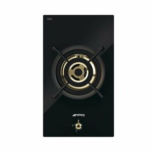 SMEG PC31GNOTW 單口美學瓦斯爐 陶瓷玻璃 黑色 5kW