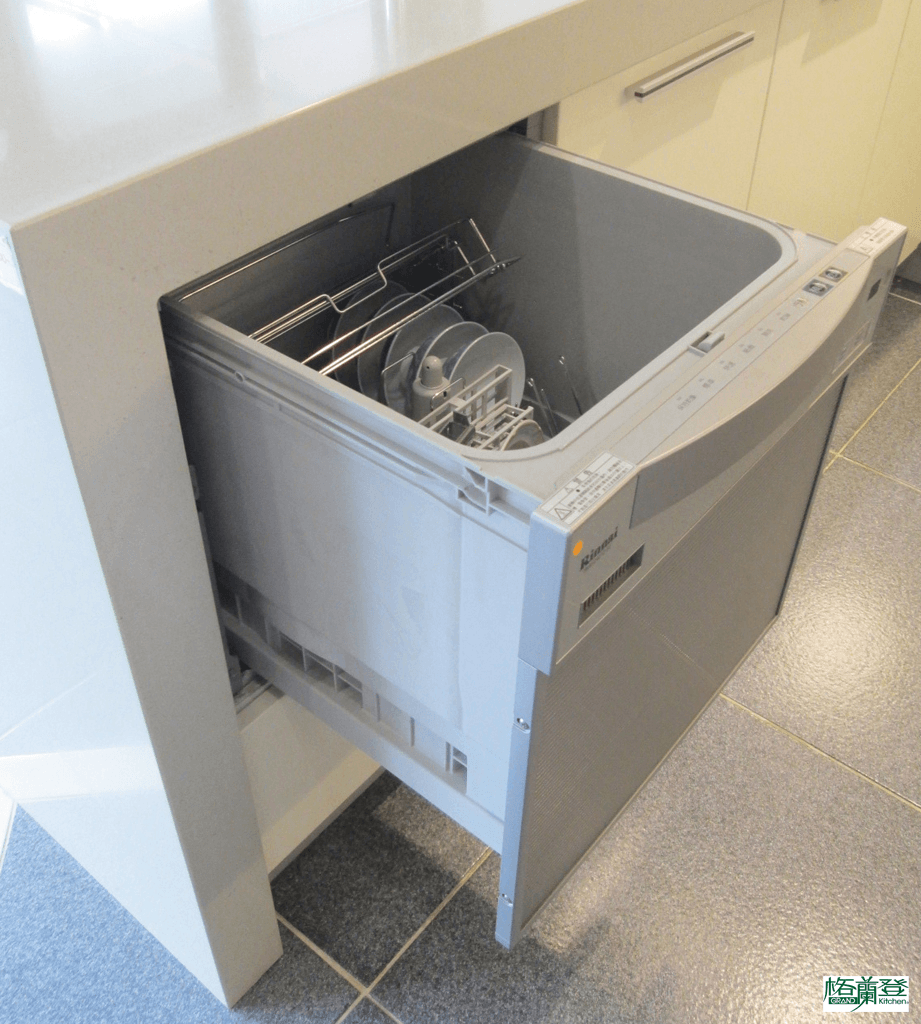 格蘭登廚具 現代極簡系列 陶瓷烤漆 新竹作品 林內抽屜型洗碗機
