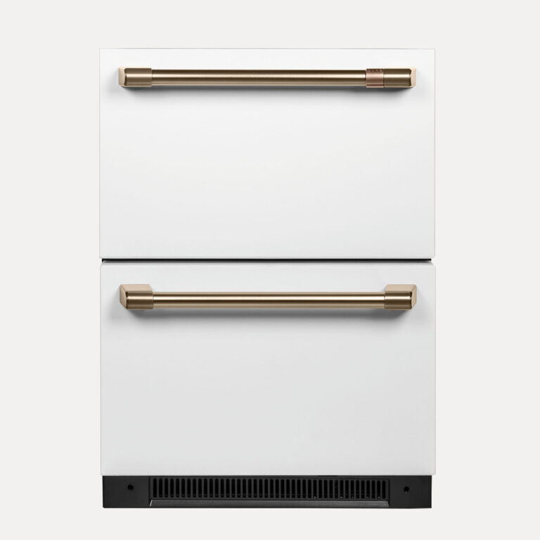 【格蘭登】美國 GE Café™ 24 吋嵌入式雙抽屜冰箱 161L 不鏽鋼