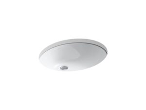 KOHLER Caxton 台下盆 19英寸 釉面陶瓷 白色