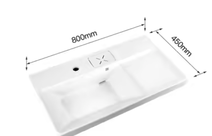 【格蘭登】美國 KOHLER MaxiSpace 2.0 一體化面盆 80cm K-24369T-1-0 限量優惠