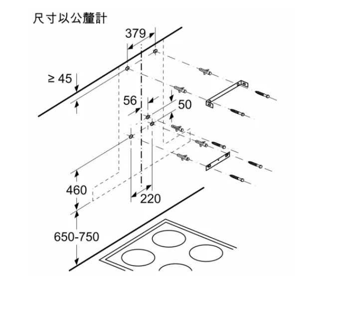 【格蘭登】德國 Bosch 4系列 5D颶風環吸壁掛式排油煙機 碳黑色 220V DWF97CA20W 展示品優惠:圖片 6
