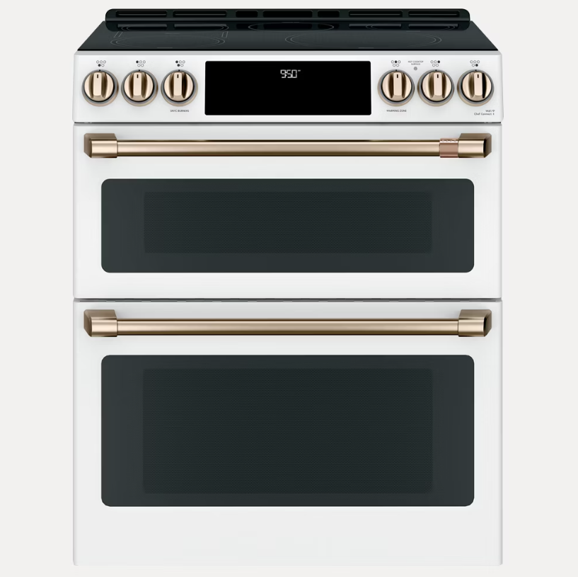 【格蘭登】美國 GE Café™30吋電能型五口雙層爐連烤 IH爐 CHS950P4MW2