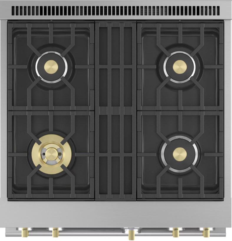 【格蘭登】美國 GE Monogram 30吋瓦斯型四口單層爐連烤 ZGP304NTSS:圖片 5